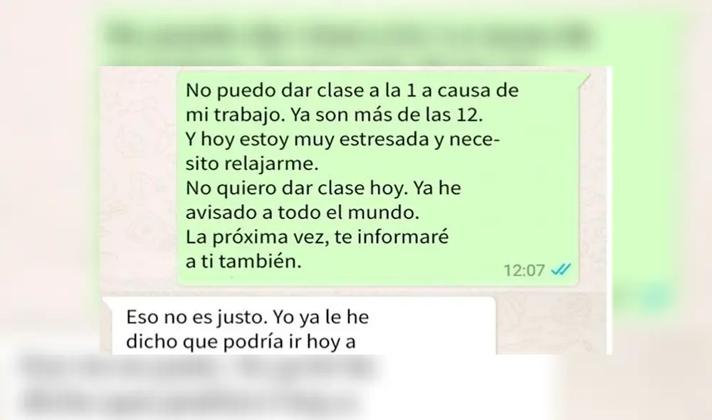 WhatsApp: mujer exige a maestra que enseñe gratis a su hijo y genera indignación por detalle [FOTOS] 