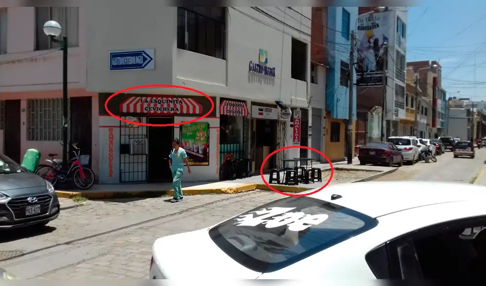 Utilizarían vereda como cevichería en centro de Chiclayo