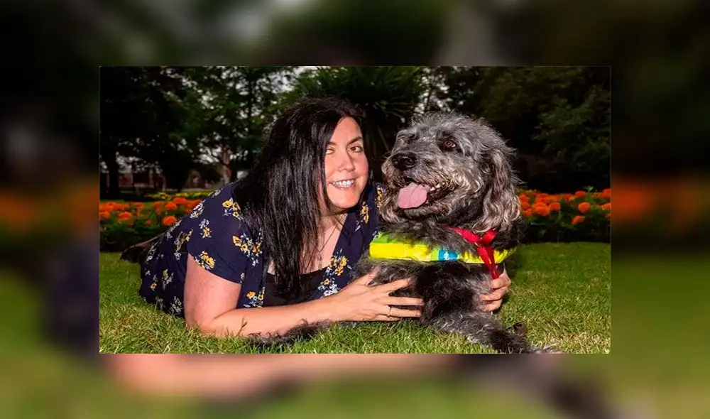 En la actualidad Zena Cooper es inseparable de Munch, su perro guía. Foto: Facebook En la actualidad Zena Cooper es inseparable de Munch, su perro guía. Foto: Facebook