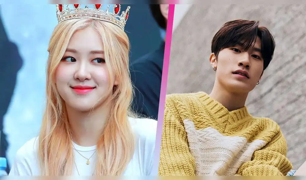 Rosé de BLACKPINK y Bang Yedam Rosé de BLACKPINK y Bang Yedam