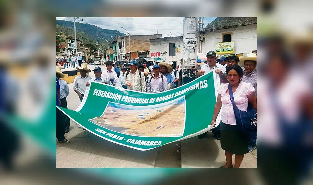 Comunidad de San Pablo inició paro por lagunas y a la espera de dictamen del TC 