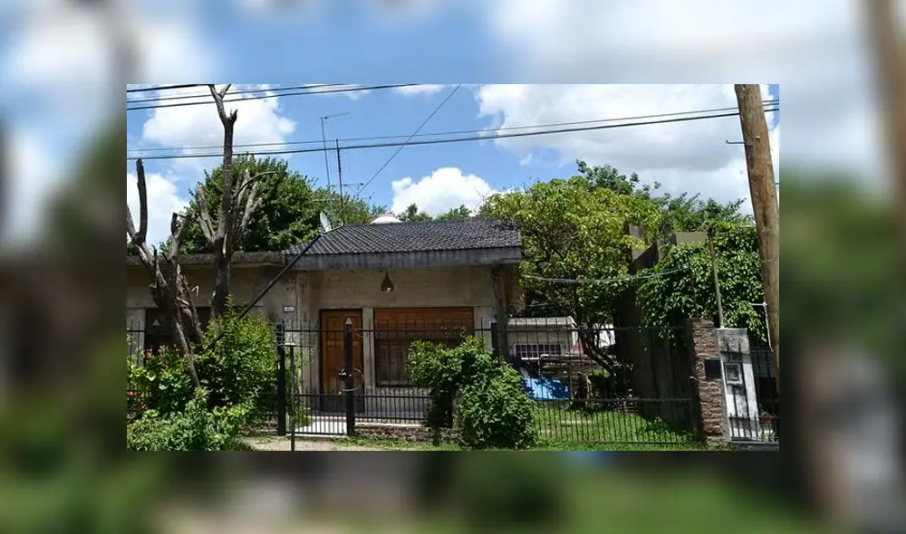 La casa de Ituzaingó donde se registró el feminicidio. Fuente: Clarín.