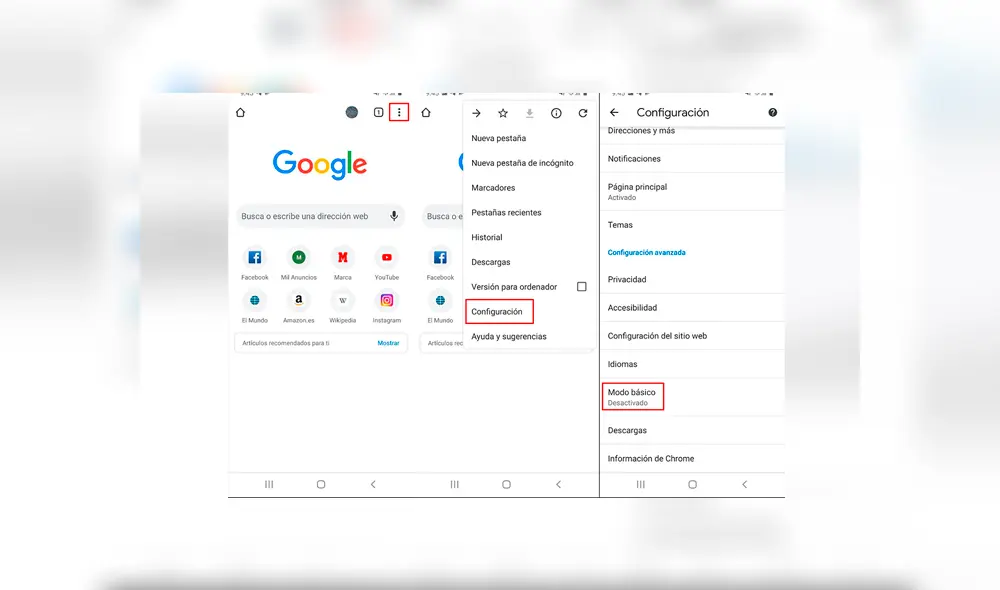 Uno de los modos más útiles para cuando tu experiencia de navegación se hace lenta en tu smartphone.