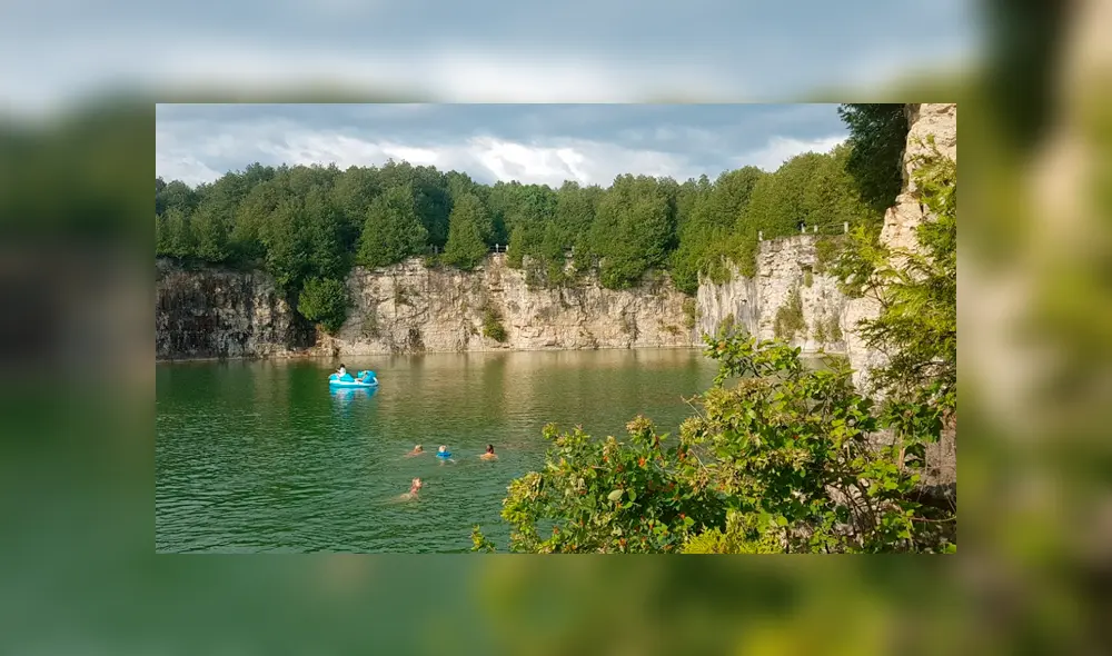 Desliza las imágenes para ver cómo luce este famoso lugar en el que se filmó la escena del lago en It. Fotocaptura: Google Maps