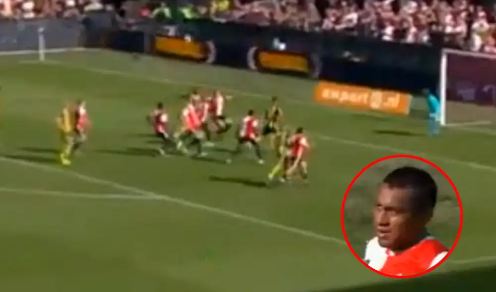 Renato Tapia volvió a sumar 90 minutos con el Feyenoord frente al Den Haag y terminó convirtiendo un tanto en su propia puerta en partido por la Eredivisie.