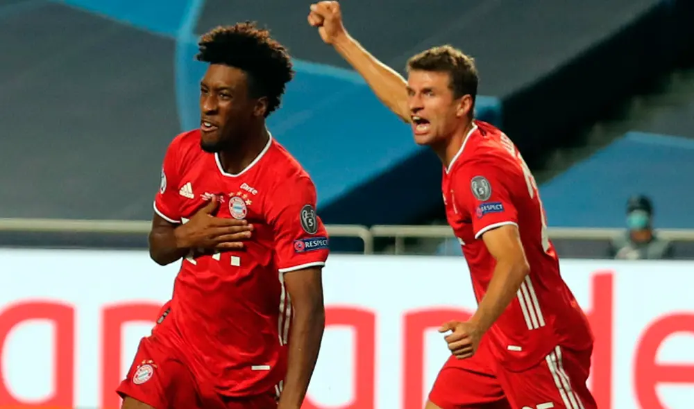 Kingsley Coman marcó el primer gol de la final de la Champions League entre Bayern Múnich y PSG. | Foto: EFE Kingsley Coman marcó el primer gol de la final de la Champions League entre Bayern Múnich y PSG. | Foto: EFE