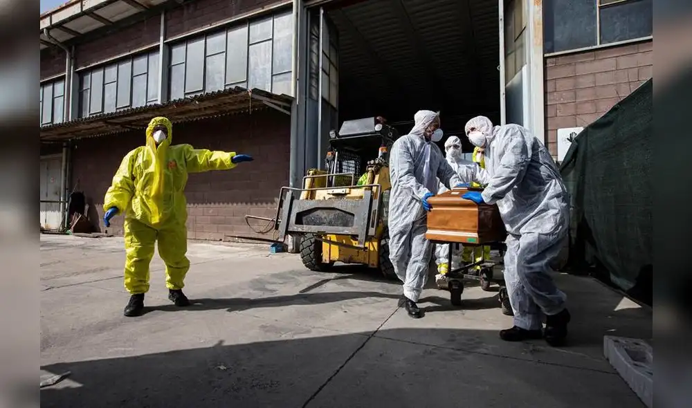 Más de 10.000 muertos por coronavirus en Italia. Foto: EFE. Más de 10.000 muertos por coronavirus en Italia. Foto: EFE.