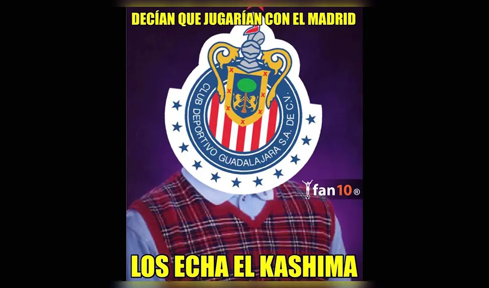 Chivas fue eliminado del Mundial de Clubes por el Kashima y los memes inundaron las redes [FOTOS]