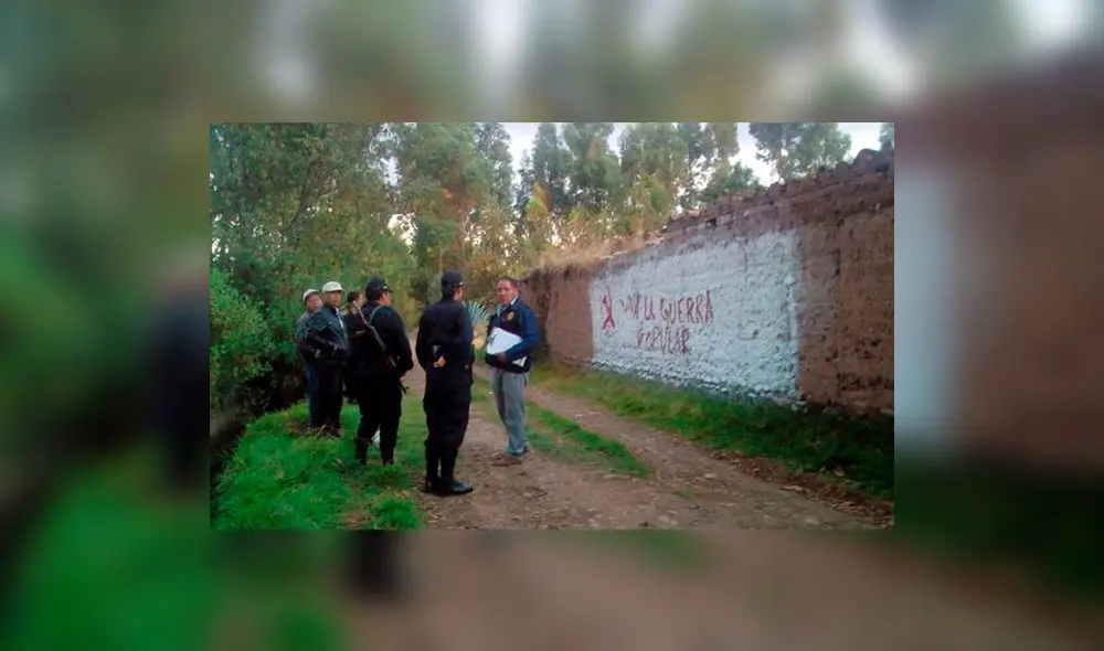 Junín: Detienen a estudiantes que realizaban pintas subversivas para filmar un cortometraje