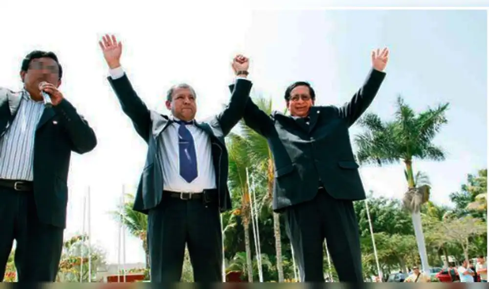 Collantes Santisteban (medio) y Ramos García (derecha) aparecen en informe de Secretaría General. (Foto: La República) Collantes Santisteban (medio) y Ramos García (derecha) aparecen en informe de Secretaría General. (Foto: La República)