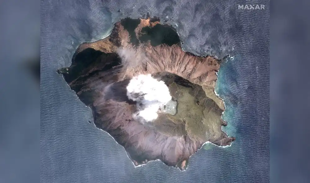 El balance de muertos por erupción volcánica en Nueva Zelanda se eleva a 18. Foto: AFP. El balance de muertos por erupción volcánica en Nueva Zelanda se eleva a 18. Foto: AFP.