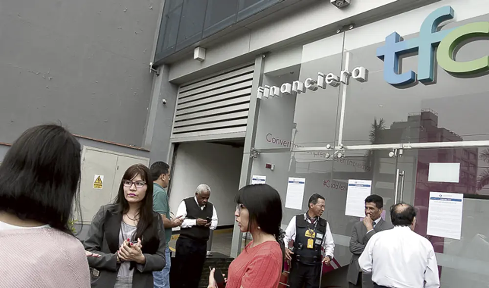 Cese de operaciones. En diciembre 2019, la SBS intervino a Financiera TFC por insolvencia y mala gestión de créditos. (Foto: Aldair Mejía) Cese de operaciones. En diciembre 2019, la SBS intervino a Financiera TFC por insolvencia y mala gestión de créditos. (Foto: Aldair Mejía)