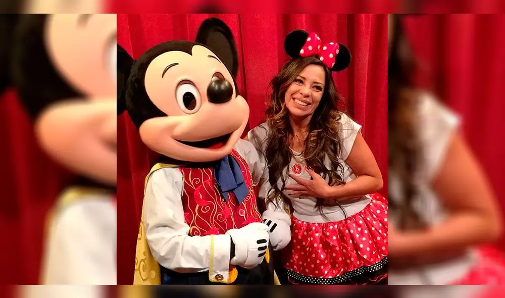 Tatiana Astengo viajó a Disney y recordó a 'Reyna Pachas' [FOTO]