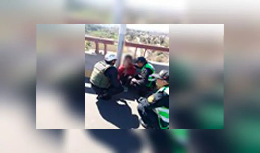 Policías evitan que joven se suicide en puente Chilina de Arequipa