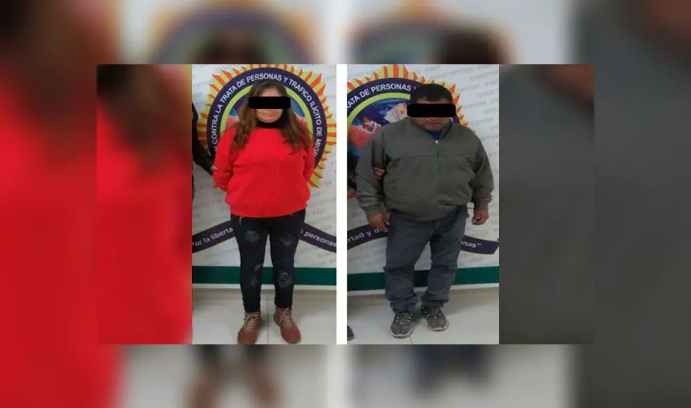 PNP intervino a presuntos tratantes. Créditos: PNP.