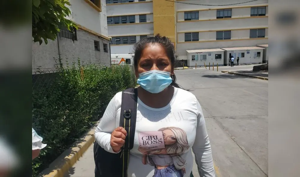 Madre ayacuchana no puede comunicarse con sus familiares. Foto: La República. Madre ayacuchana no puede comunicarse con sus familiares. Foto: La República.