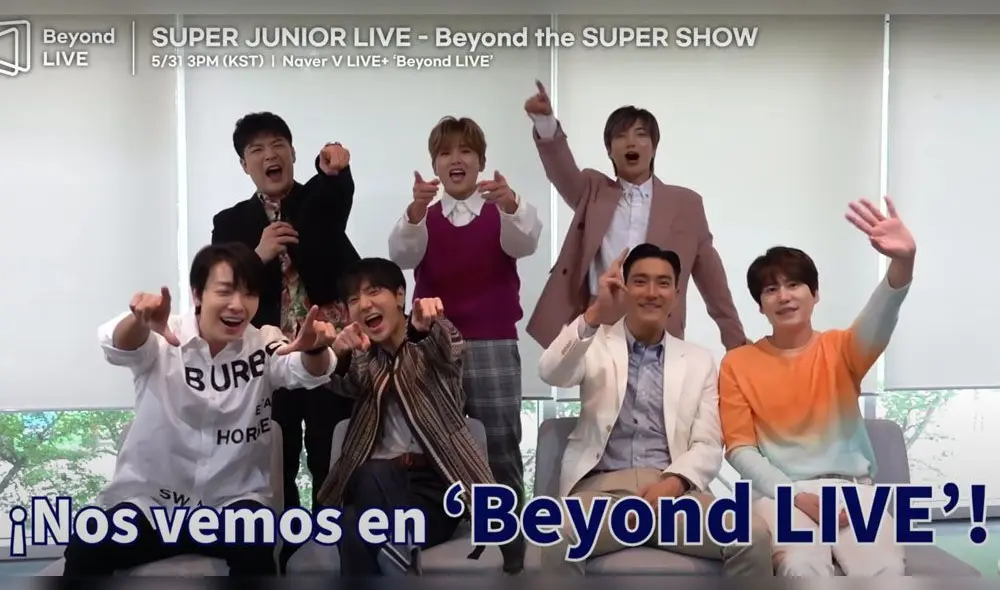 SUPER JUNIOR en Beyond Live Super Show vía V Live