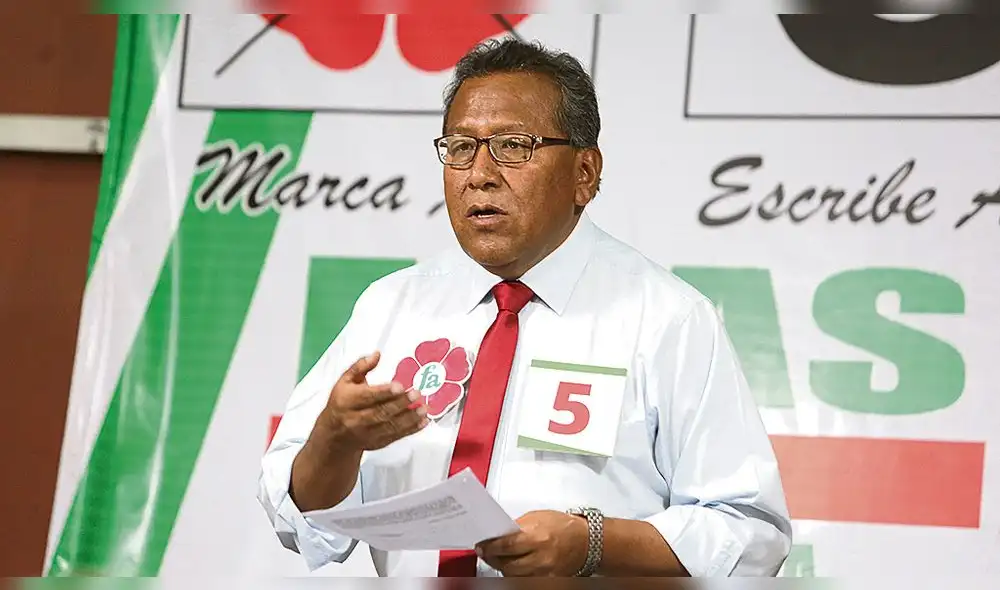 Rojas va por el Frente Amplio.