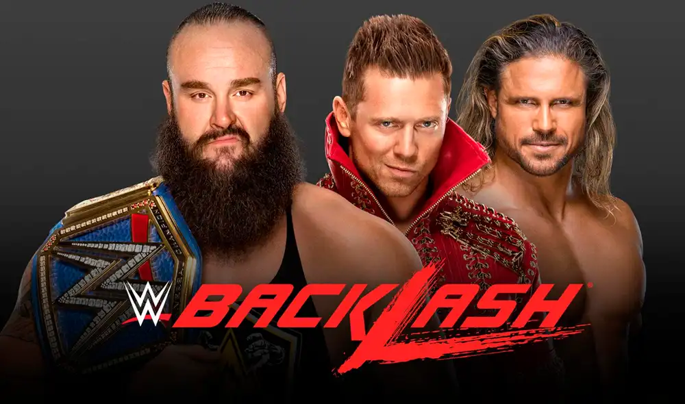Braun Strowman vs. The Miz y John Morrison por el Campeonato Universal de WWE en Backlash 2020. Foto: WWE