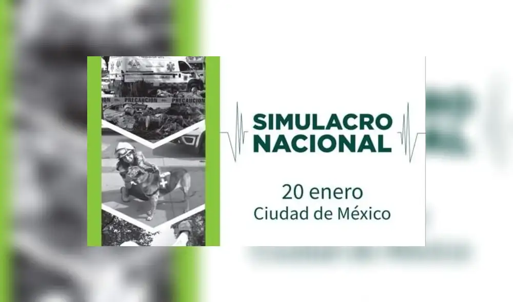 Simulacro en México 20 de enero Simulacro en México 20 de enero