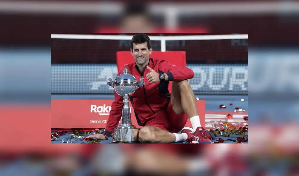 Djokovic se proclamó campeón del Abierto de Tokio por primera vez. Foto: EFE. Djokovic se proclamó campeón del Abierto de Tokio por primera vez. Foto: EFE.