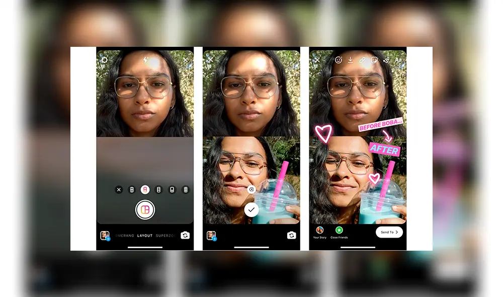 Instagram lanza Layout para la sección de Historias.