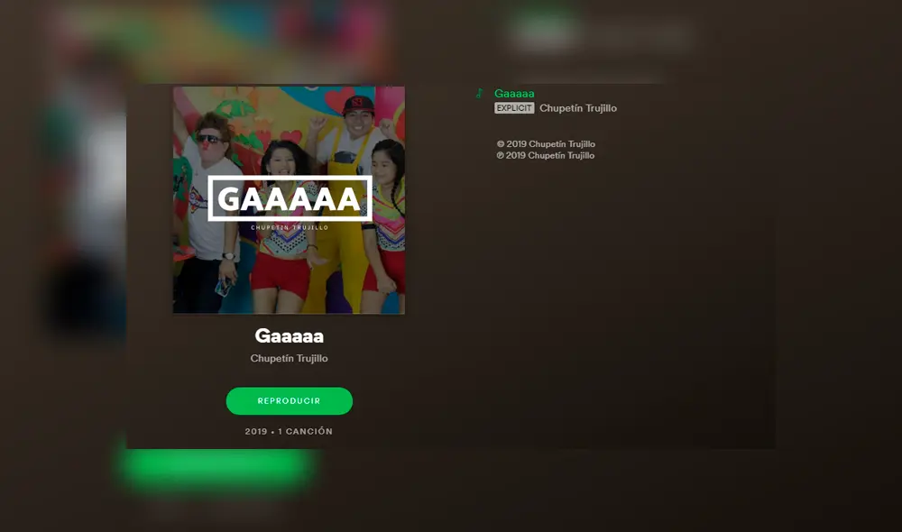 Spotify: 'Chupetín Trujillo' lanza pegajoso tema y es todo un éxito en plataforma de streaming Spotify: 'Chupetín Trujillo' lanza pegajoso tema y es todo un éxito en plataforma de streaming