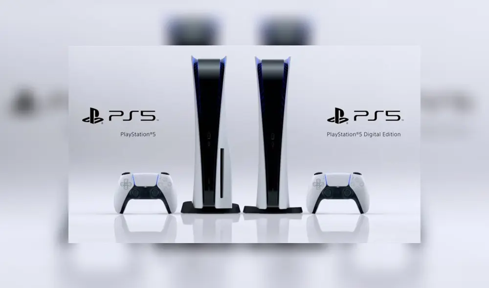 Habrá dos versiones de la PS5, una con lector de discos y otra para juegos digitales. Foto: Sony.