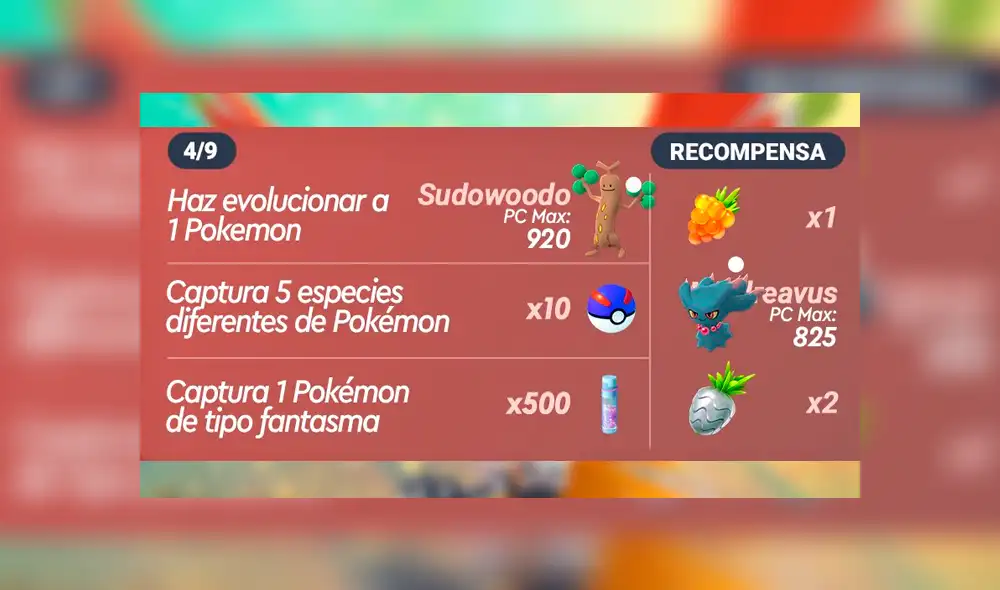 Créditos: Pokémon GO Hub Perú. Diseño: LEGENDS Lima.