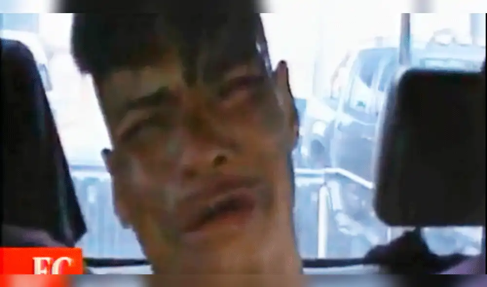 PNP capturó a peligroso ‘Satanás’ y el ladrón se puso a llorar [VIDEO]