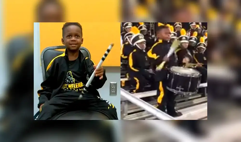 Las imágenes subidas a YouTube demuestran el gran potencial del niño por la música.