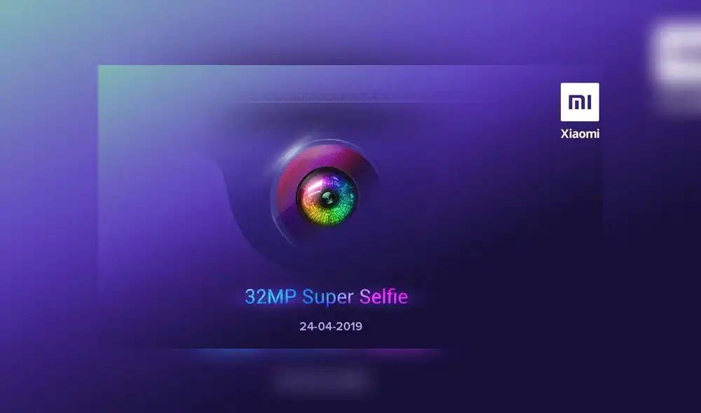  Xiaomi alista un celular con una cámara frontal de 32 megapíxeles [FOTOS]