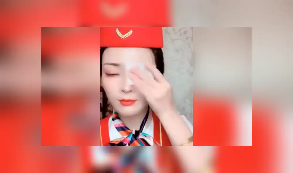 Facebook viral: parece una sexy asiática, pero se quita el maquillaje y su aspecto aterra a todos [VIDEO]