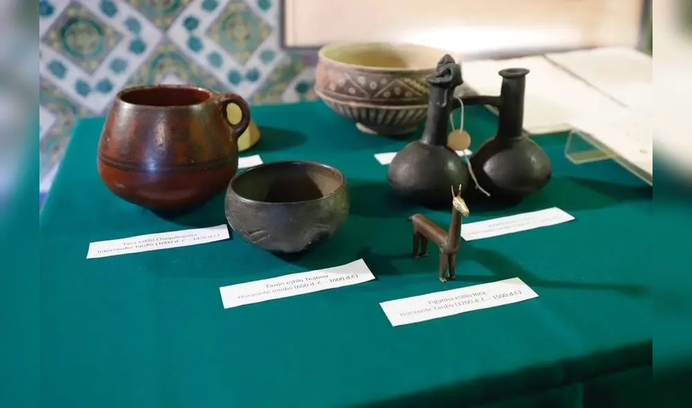 Algunas de las piezas arqueológicas que han sido repatriadas a nuestro país.