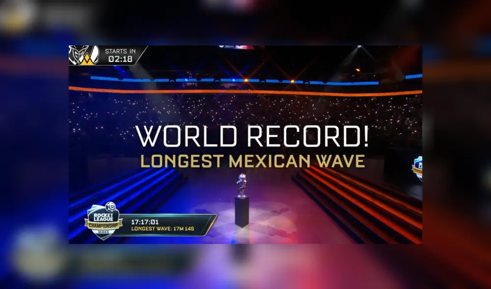 Rocket League: Récord de 'ola mexicana'