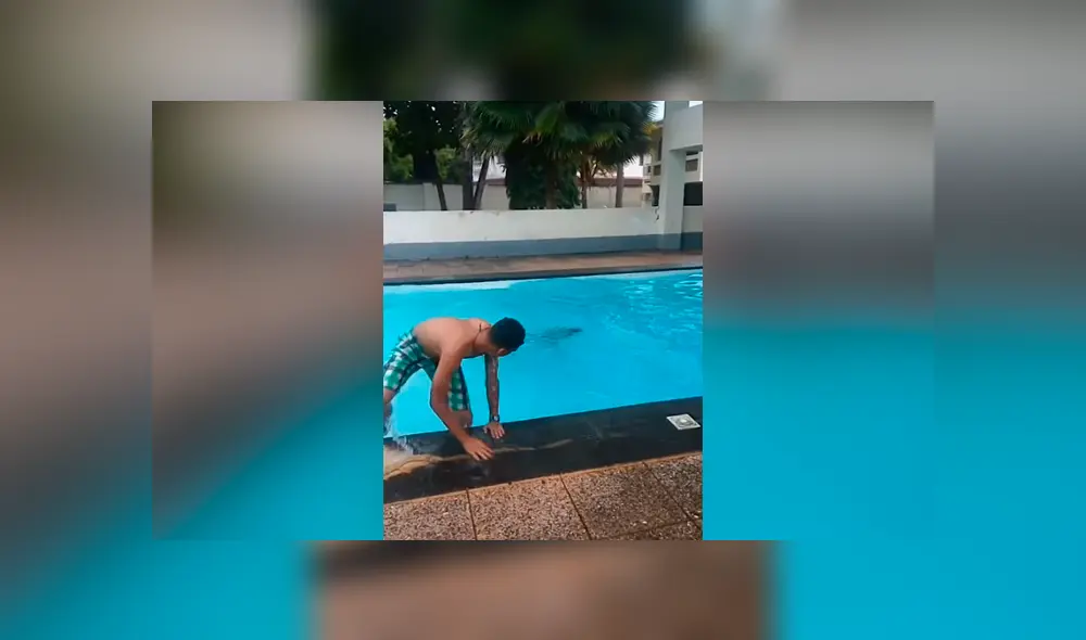 YouTube viral: joven compite con su amigo en carrera de natación y aplica ‘truco’ para ganarle con facilidad