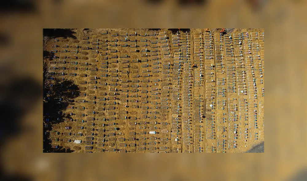 Cementerio Nossa Senhora Aparecida en el barrio de Taruma, en Manaos, Brasil, el 2 de junio de 2020 durante la nueva pandemia de COVID-19. | Foto: Michael Dantas / AFP Cementerio Nossa Senhora Aparecida en el barrio de Taruma, en Manaos, Brasil, el 2 de junio de 2020 durante la nueva pandemia de COVID-19. | Foto: Michael Dantas / AFP