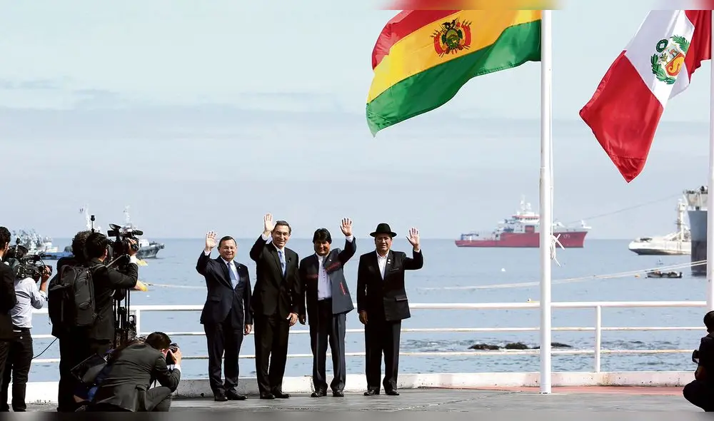 V GABINETE BINACIONAL PERU - BOLIVIA 2019
- EVO MORALES
- MARTIN VIZCARRA V GABINETE BINACIONAL PERU - BOLIVIA 2019
- EVO MORALES
- MARTIN VIZCARRA