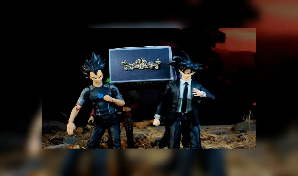 Desliza las imágenes para ver la peculiar parodia hecha sobre la muerte de Krillin en Dragon Ball Super con el meme de los africanos bailando con un ataúd. Foto: YouTube/Stop Motion History