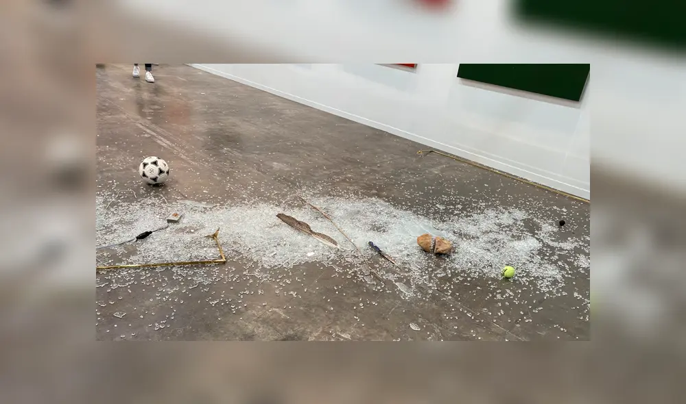 La crítica de arte habría intentado huir luego del incidente (Foto: Twitter)