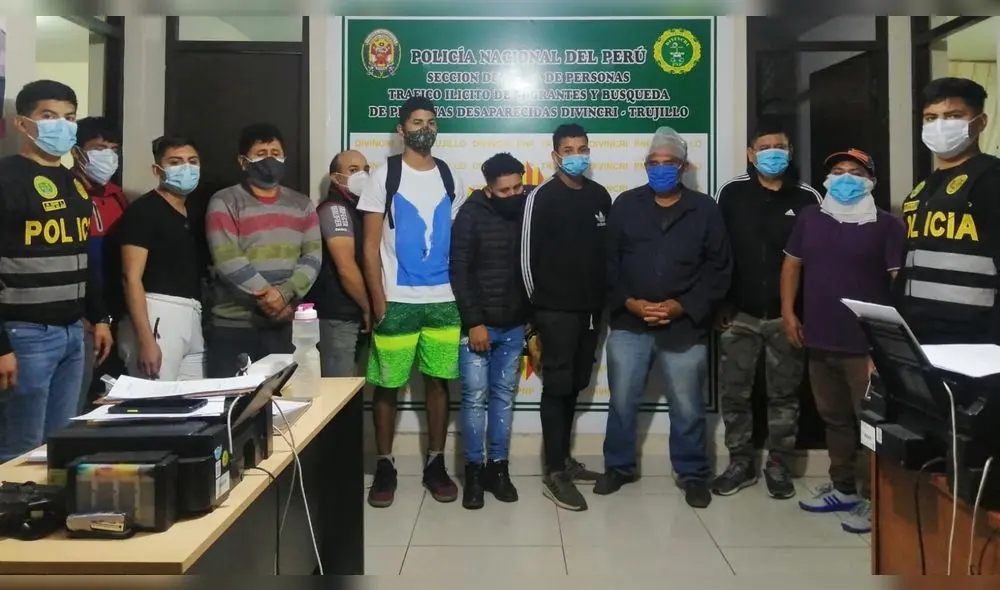 Los detenidos fueron conducido a las oficinas de la División de Investigación Criminal para las investigaciones respectivas.