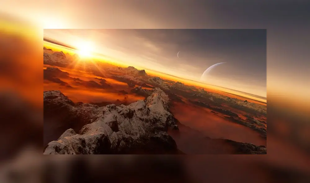 Ilustración de un exoplaneta en zona habitable. Unión Astronómica Internacional/L. Calcada.