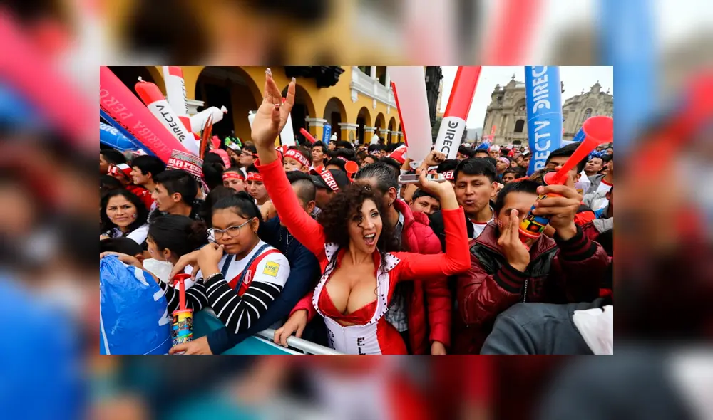 Perú vs. Brasil Plaza de Armas