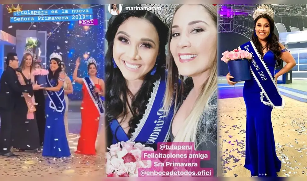 Critican a Tula Rodríguez por ganar a Maricielo Effio en ‘Sra. Primavera 2019’ Critican a Tula Rodríguez por ganar a Maricielo Effio en ‘Sra. Primavera 2019’