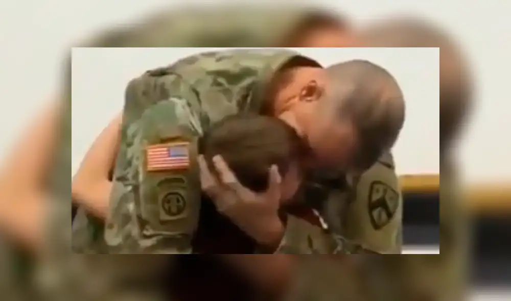 Facebook viral: padre militar vuelve de la guerra y tuvo emotivo reencuentro con su hijo [VIDEO] 