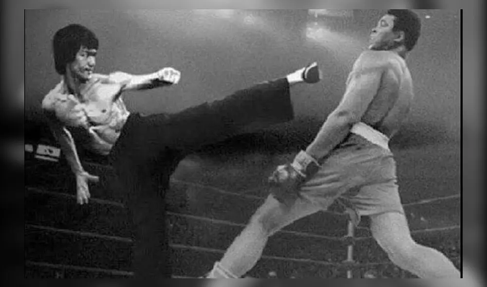 Bruce Lee llegó a admitir que no sería rival para Muhammad Ali.