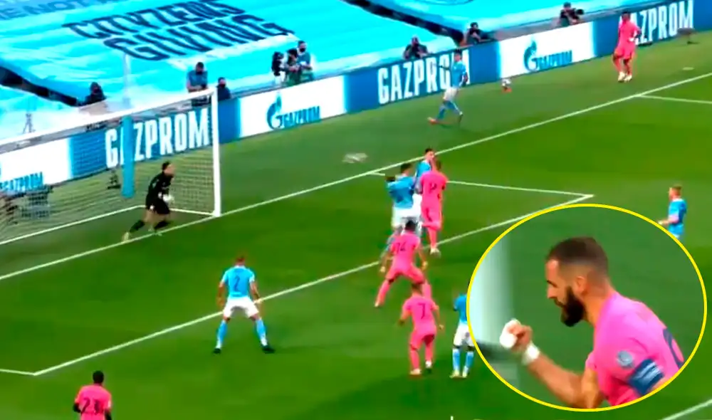 GOL de Karim Benzema Real Madrid vs Manchester City EN VIVO por el 1-1 ...