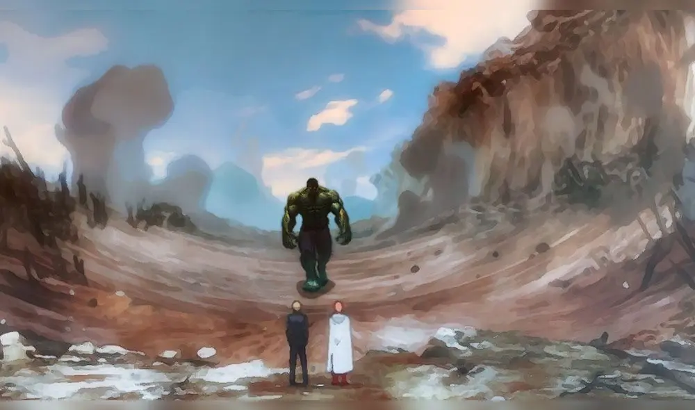 Hulk vs Saitama: épica y sangrienta pelea es revelada [VIDEO]