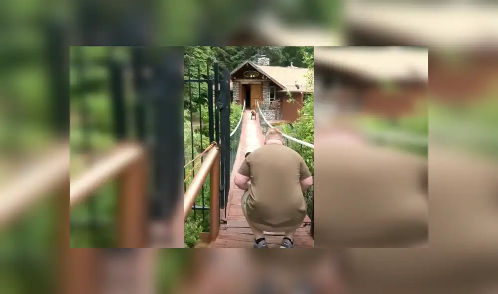 Desliza las imágenes hacia la izquierda para apreciar la valiente acción de un perro tras superar su mayor miedo. Fotocaptura: Facebook.