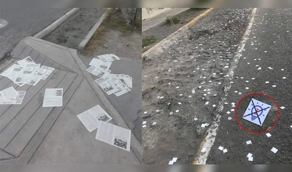 Arequipa amaneció con calles llenas de mosquitos, volantes y panfletos [FOTOS]